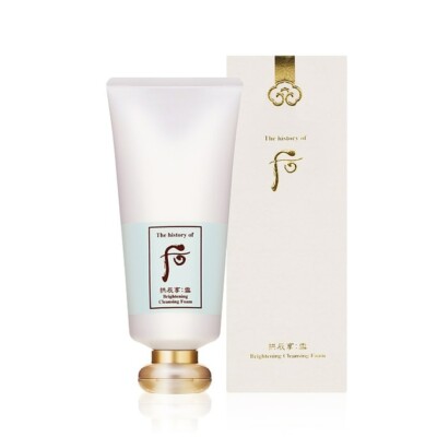 The History of Whoo BRIGHTENING FOAM CLEANSER, Koreanische Kosmetik, Kbeauty, Probe