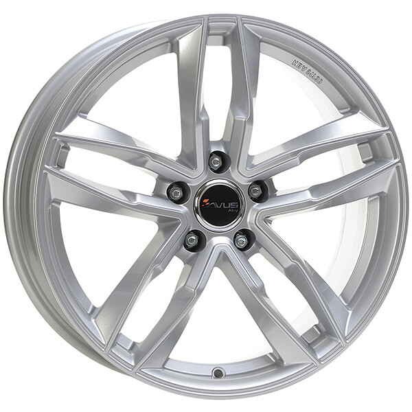ALLOY WHEEL AVUS AF16 FOR VOLKSWAGEN 7.5x17 5x112 HYPER SILVER QOS