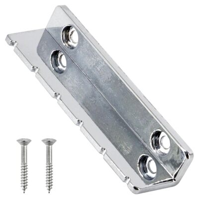 Metal Guitar Nut Slotted Nut for Lap Steel Guitar or Acoustic Guitar Silver