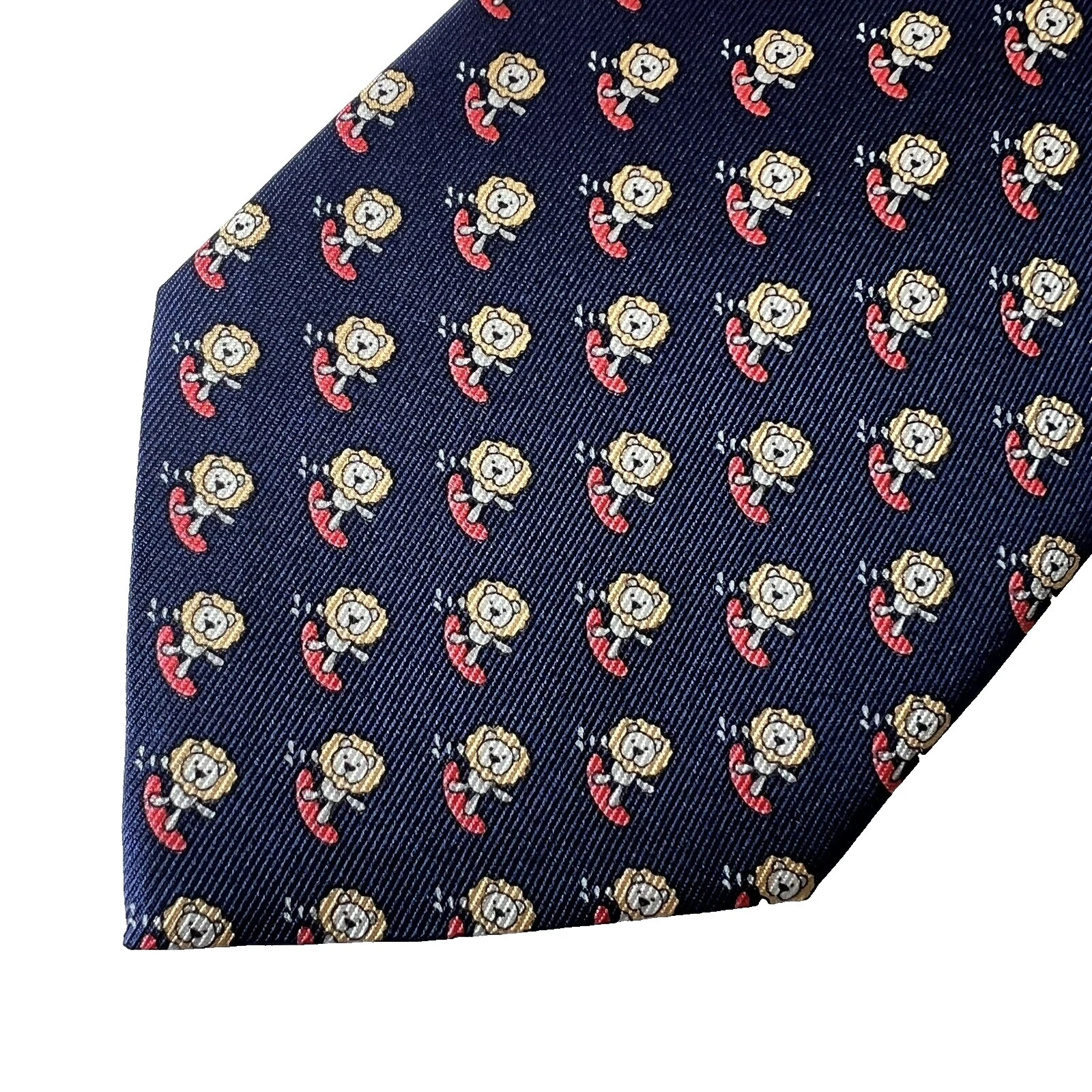 Estampado Animal Salvatore Ferragamo lazos de seda 100% para De hombre