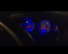 Nissan navara D22 ( LED Blue Dash & white  LED Side Light Bulbs ) Off Road 4x4