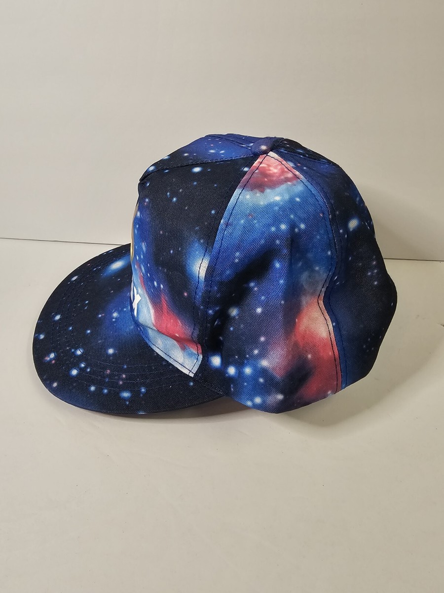 Roblox Baseball Snapback Hat Cap Blue Galaxy View 2