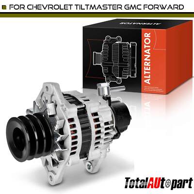 Alternator for Chevy W3500 W4500 Tiltmaster 1999-2002 80A 12V CW 3-Groove Pulley