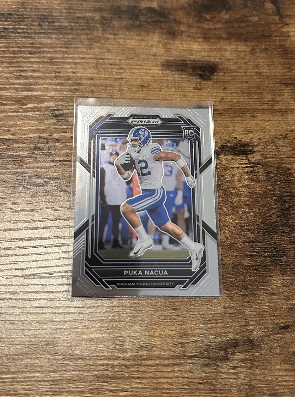 2023 Panini Prizm #357 Puka Nacua Silver Rookie Card RC Los Angeles Rams