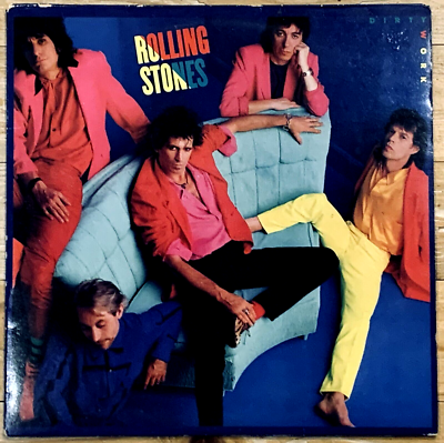 ROLLING STONES Dirty Work Original CBS Promotone LP 86321 NM OIS