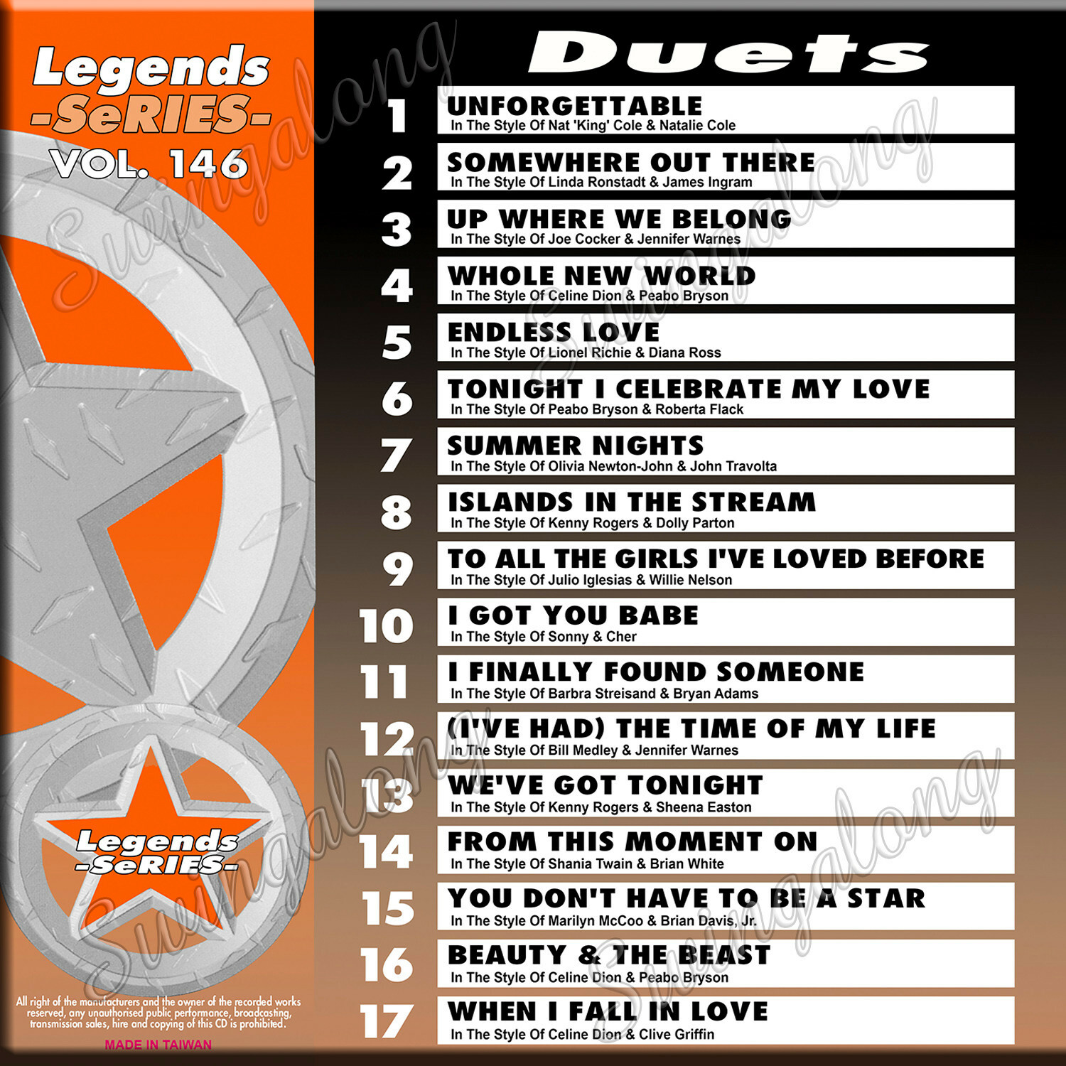 DUETS LEGEND SERIES NEW KARAOKE CD+G146,Endless Love,I Got You Babe eBay