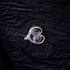 Blue Iolite Gemstone 925 Sterling Silver Handmade Ring Jewelry Ring Gift For