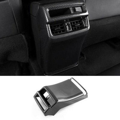 Carbon Fiber Rear Seat Air Outlet Vent Cover Trim For Isuzu D-Max Dmax 2021 2022