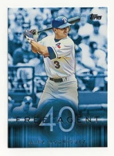  2015 Topps Free Agent 40 #F409 Alex Rodriguez - Rangers