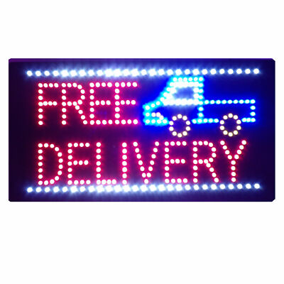 NEU KOSTENLOSE LIEFERUNG SHOP BLINKENDES LED HOCHWERTIGES FENSTERSCHILD TAFEL