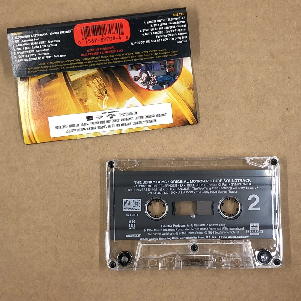 JERKY BOYS Cassette Tape 90s Soundtrack GREEN DAY WU TANG CLAN HOUSE OF PAIN Foto 3 de 4