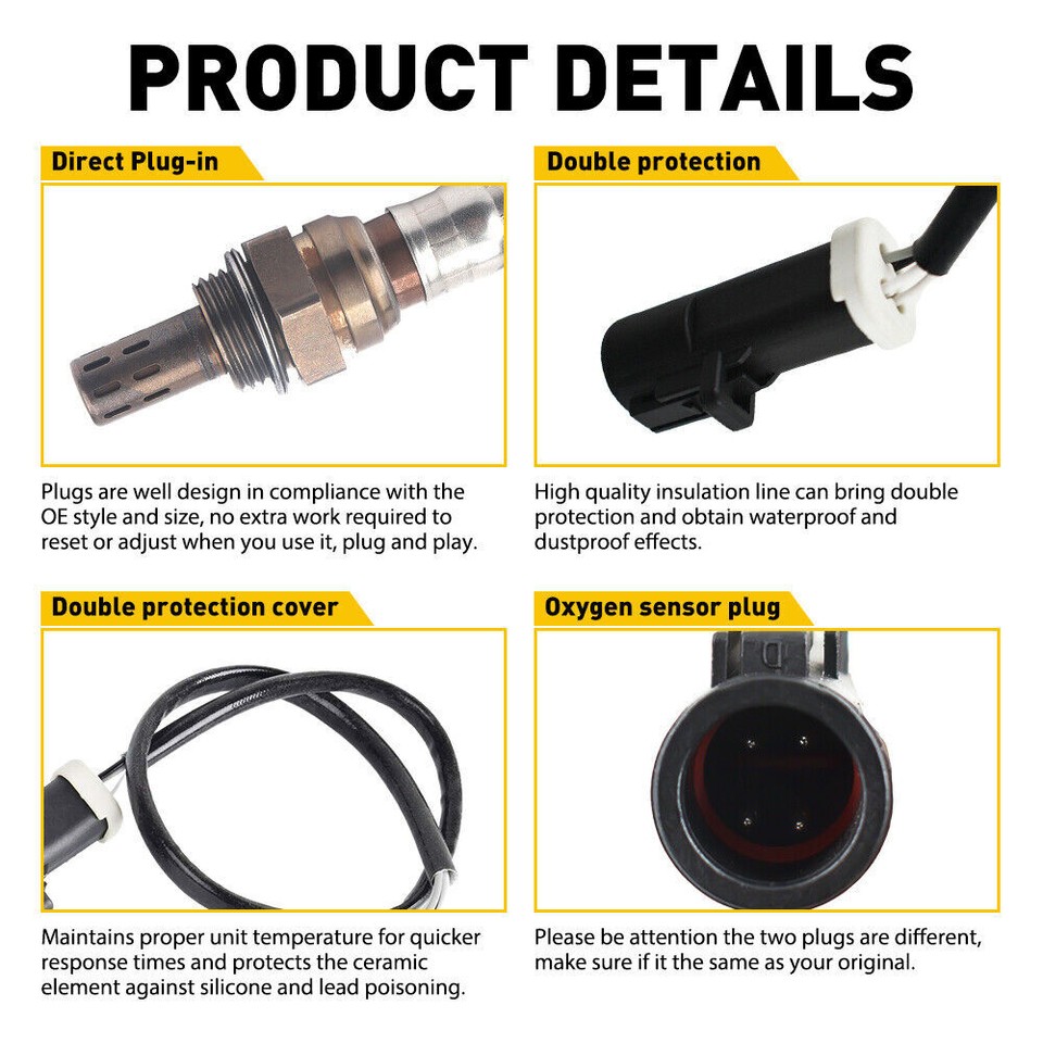 4 Capteurs O2 Pour Ford F150 4.2L-5.4L (1997-2008) – Neufs – 234-4046
