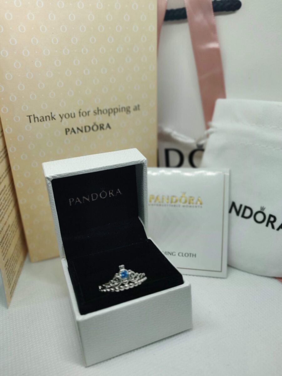 PANDORA Disney Cinderella Blue Tiara Ring | eBay PANDORA Disney Cinderella Blue Tiara Ring | eBay