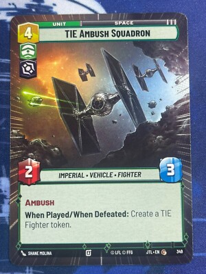 Star Wars Unlimited - TIE Ambush Squadron Hyperspace 349
