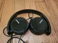 Sony MDR-ZX110 Stereo Monitor Over-Head Headphones Black MDRZX110 USED