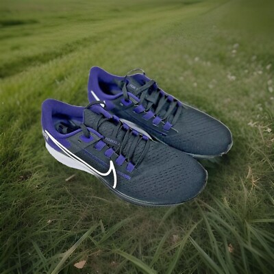 Nike Shoes Men's Size 8.5 TCU Horned Frog Air Zoom Pegasus 38 Purple/Black
