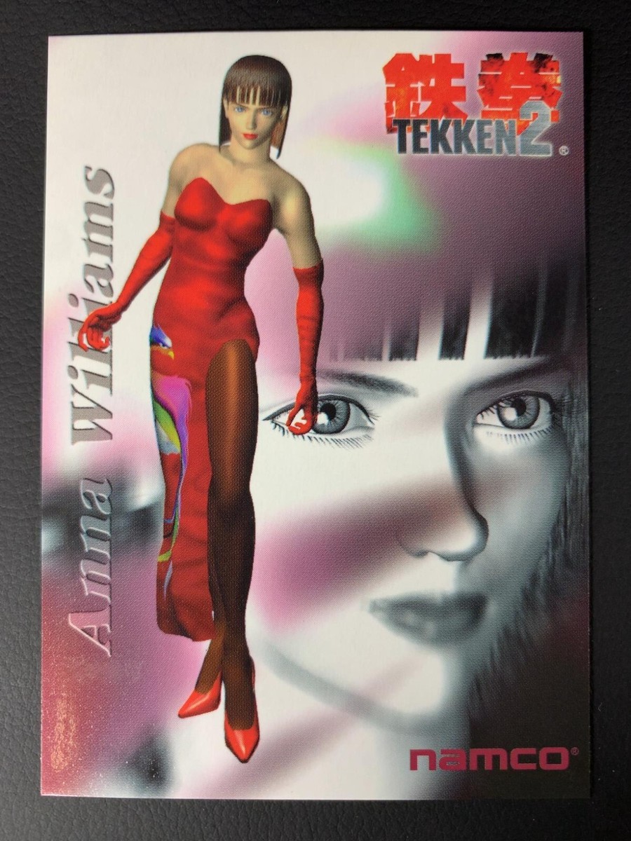 Anna Williams Tekken 2 033 Namco Card Epoch 1998 Japanese | eBay