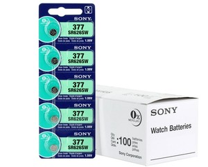 Battery Watch Sony 377 Silver Ag4 Sr626sw Sr66 Lr626 376 Sr626 V377 Sr628 D377 Ebay