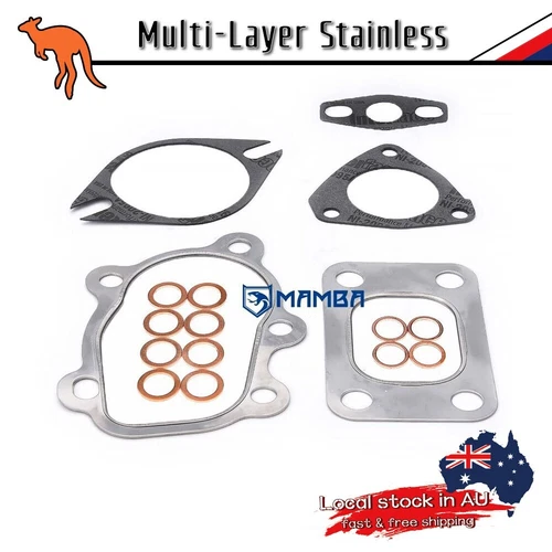 SS304 Turbo Gasket Set Nissan SR20DET S13 S14 S15 For GT25R GT28RS T517Z T518Z - Picture 1 of 5