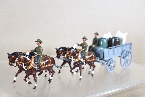 FUSILIER MINIATURES BOER WAR ARMY GENERAL SERVICE SUPPLY WAGON with SLOUCH HAT - Picture 2 of 13