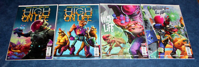 #ad HIGH ON LIFE 1 2 3 4 game VARIANT set TITAN COMICS 2024 optioned JB SMOOVE NM $31.49