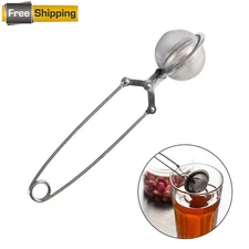 1pc Stainless Steel Tea Infuser Ball, Metal Mesh Strainer for Loose Leaf Tea