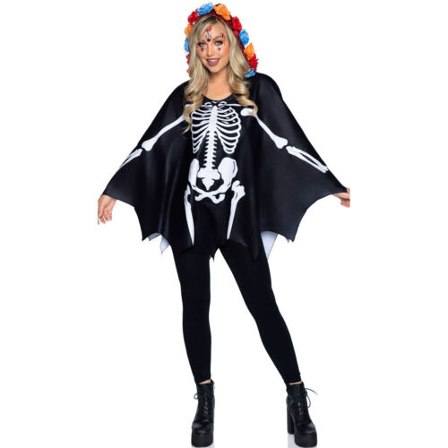 Plus Size Bat Costume Cosplay Women Vampires Uniform Suit Halloween Night Cape
