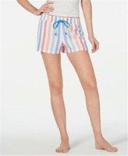 Jenni Womens Sleepwear Sleep Shorts XS Multicolor Drawstring Pajamas