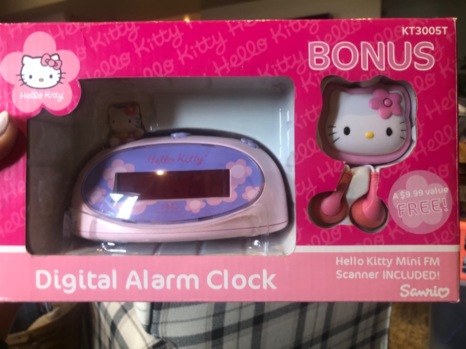 hello kitty digital alarm clock
