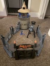 Jurassic Park Electronic Command Compound 1993 Playset 100% Complete 