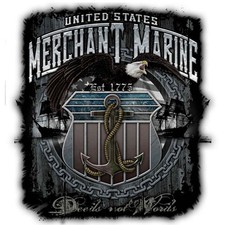 US Merchant Marine Deeds Not Words Est 1775  ...