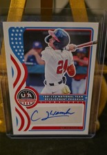 2025 Panini Stars and Stripes - 16u/17u National Team Signatures CJ Weinstein...