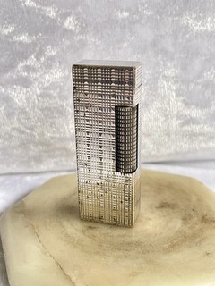Dunhill Lighter Rollagas Vintage Silver Very Good Condition Read Details