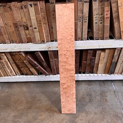 Quilted Maple  1.2 x6''x43  Figured Maple neck lam KD Guitar bass quilt kiln