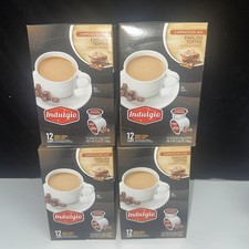 48 Indulgio ENGLISH TOFFEE Cappuccino K-cups 4 Boxes X 12  Keurig