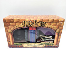 Harry Potter Sorting Hat Bookends Set with Goblet Of Fire Book 2001 (Box Damage)