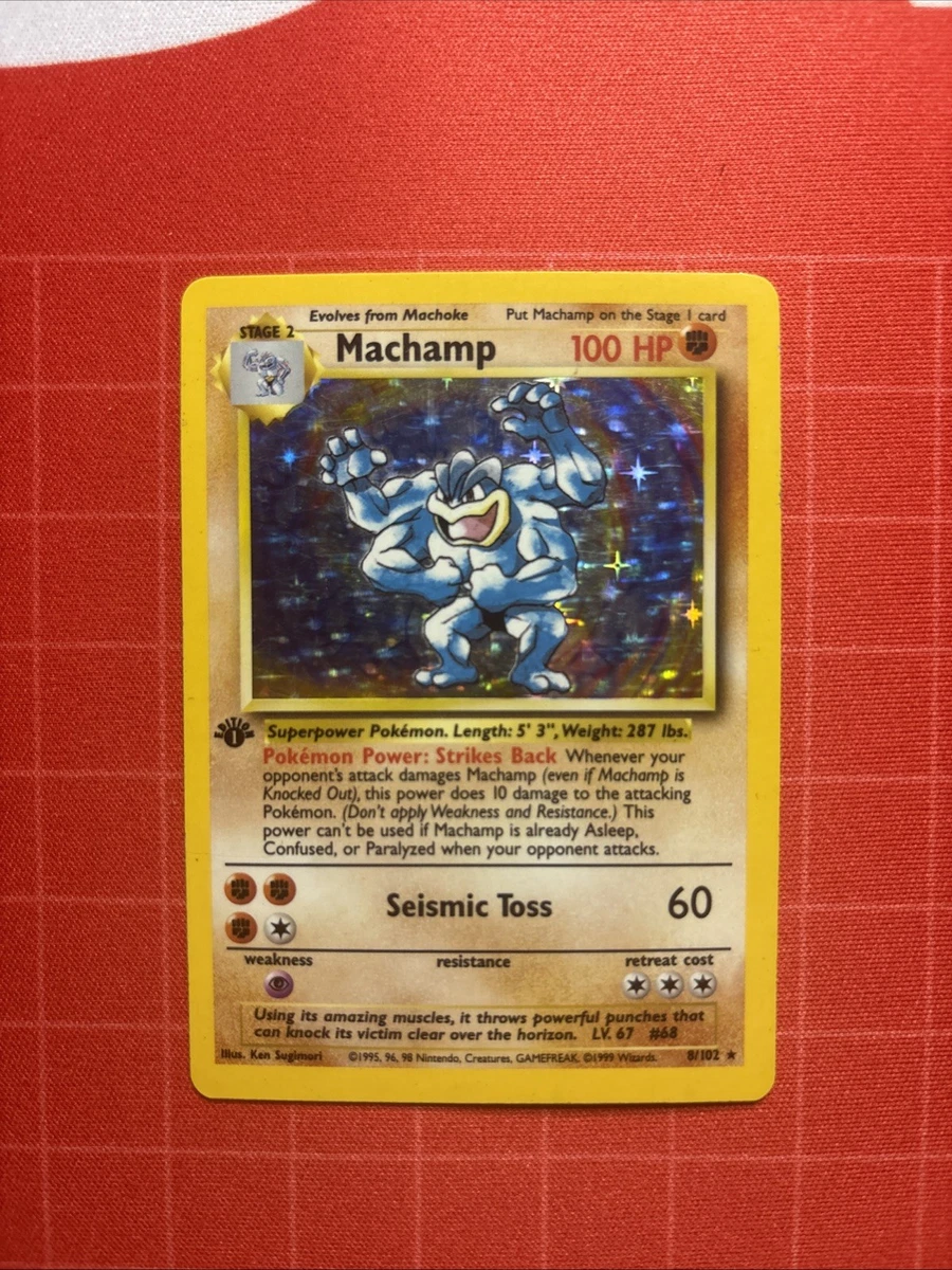 First Edition Pokmon Machamp Individual Cards for sale - eBay First Edition Pokmon Machamp Individual Cards for sale - eBay