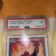 1990 Impel Marvel Universe Cosmic Spider-Man PSA 9 MINT