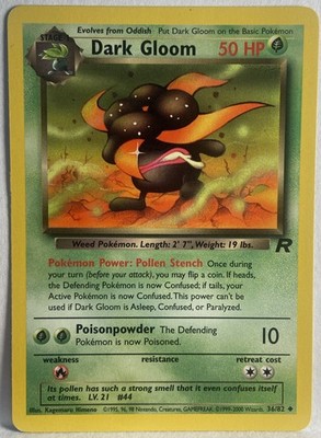 Dark Gloom 36/82 Unlimited - Pokemon Team Rocket - MP