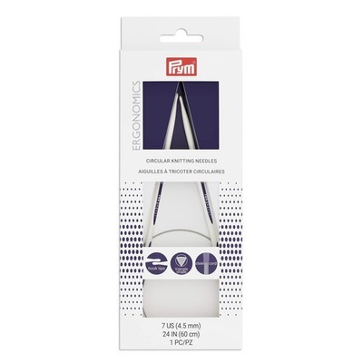 PRYM CONSUMER USA (57078) 24'' Ergonomic Circular Knitting Needles - US 7 (4.5