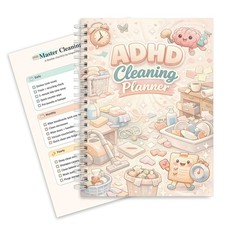 Adhd Cleaning Planner Adhd-friendly House Cleaning Checklist Schedule, Daily