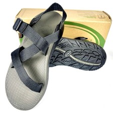 Chaco ZCloud Mens 12 Sandals Black Green J105593 Adjustable Strap Cushioned Grip