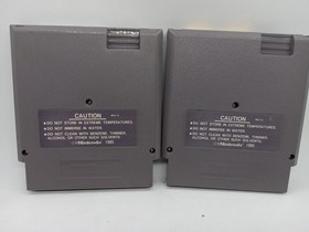 Lot Of 2 Nintendo NES Super Mario Bros Duck Hunt & Super Mario Bros 3 Authentic