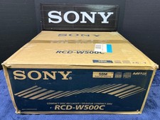  -NEW IN BOX  SERVICED- Sony RCD-W500C CD Recorder  5 CD Changer