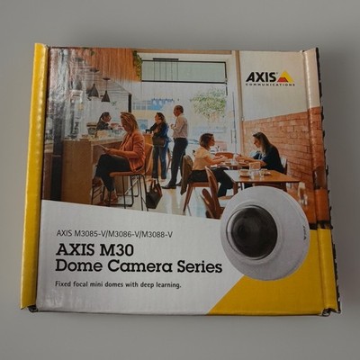 NEW Axis M3086-V 4MP Fixed Dome Network IP Camera 02374-001 PoE Deep Learning