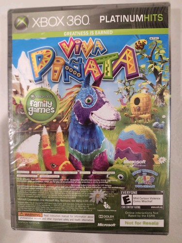 XBOX 360 Platinum Hits Banjo-Kazooie: Nuts & Bolts / Viva Piñata new sealed - Picture 2 of 6