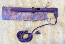 Her Styler Grande Professional Purple Beach Waves Stick Wrap 1” Curling Iron