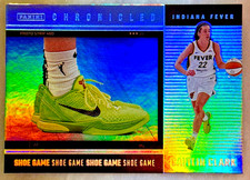 2025 Panini Caitlin Clark Chronicles Holo Foil "Kobe 6 Grinch Shoes" #71-Fever