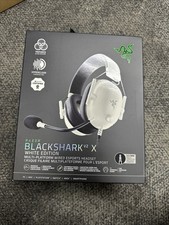 Razer BlackShark V2 X Wired Gaming Headset with 7.1 Surround Sound -White