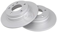 2X Bremsscheibe Hinten ABS 16084 FÜR BMW Bremsscheiben Scheibenbremse